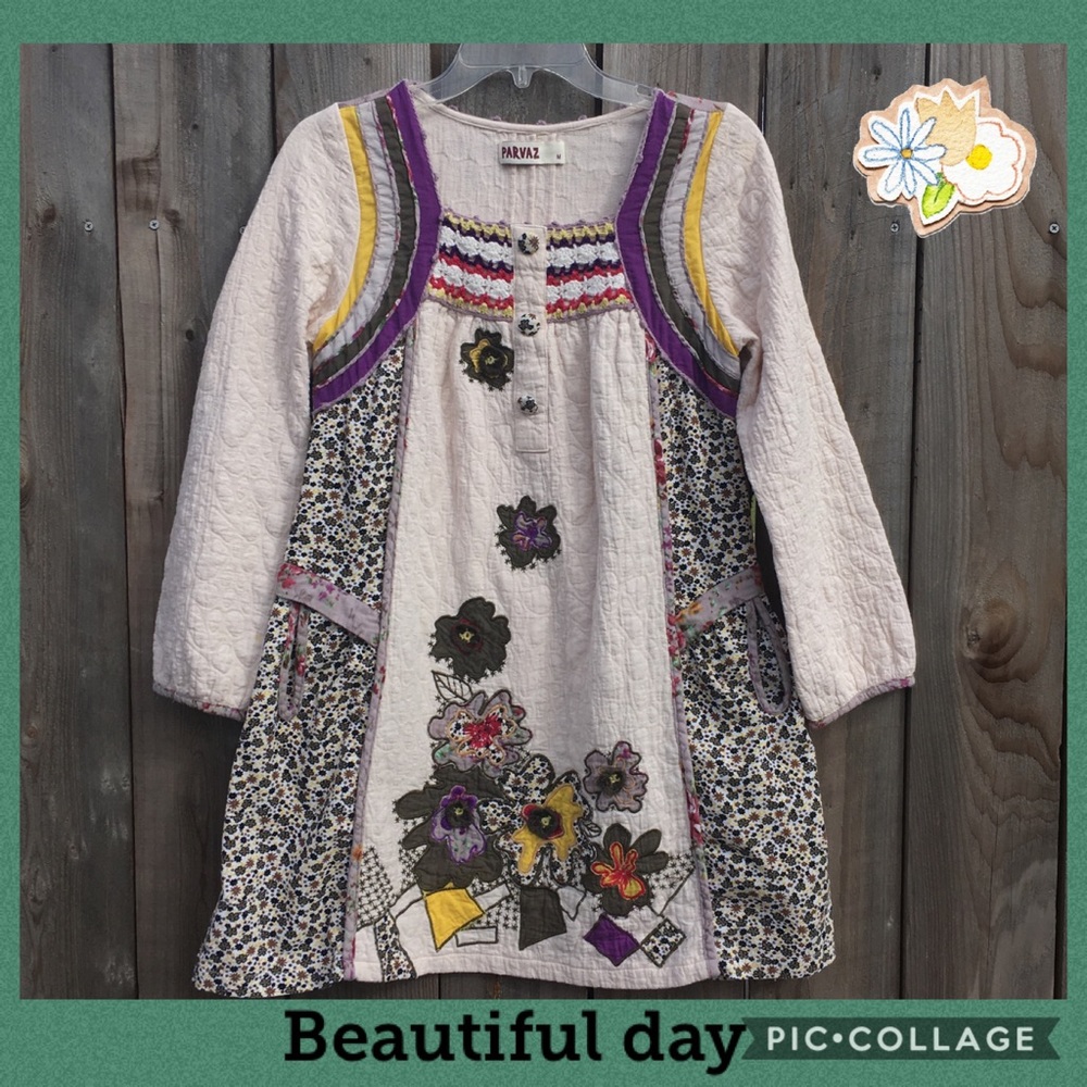 Quilted Embroidered PARVAZ  Dress!!